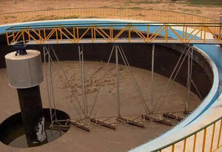 輻流式二沉池設計計算方法（輻流式二沉池結(jié)構圖）