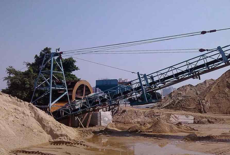 洗砂場帶式壓濾機工作原理(洗沙污水處理壓濾機用途) 洗砂場帶式壓濾機工作原理(洗沙污水處理壓濾機用途)