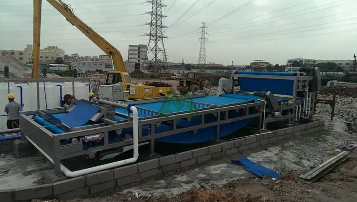 洗沙污泥脫水機(jī)處理方案(洗砂脫水設(shè)備工藝大揭秘) 洗沙污泥脫水機(jī)處理方案(洗砂脫水設(shè)備工藝大揭秘)